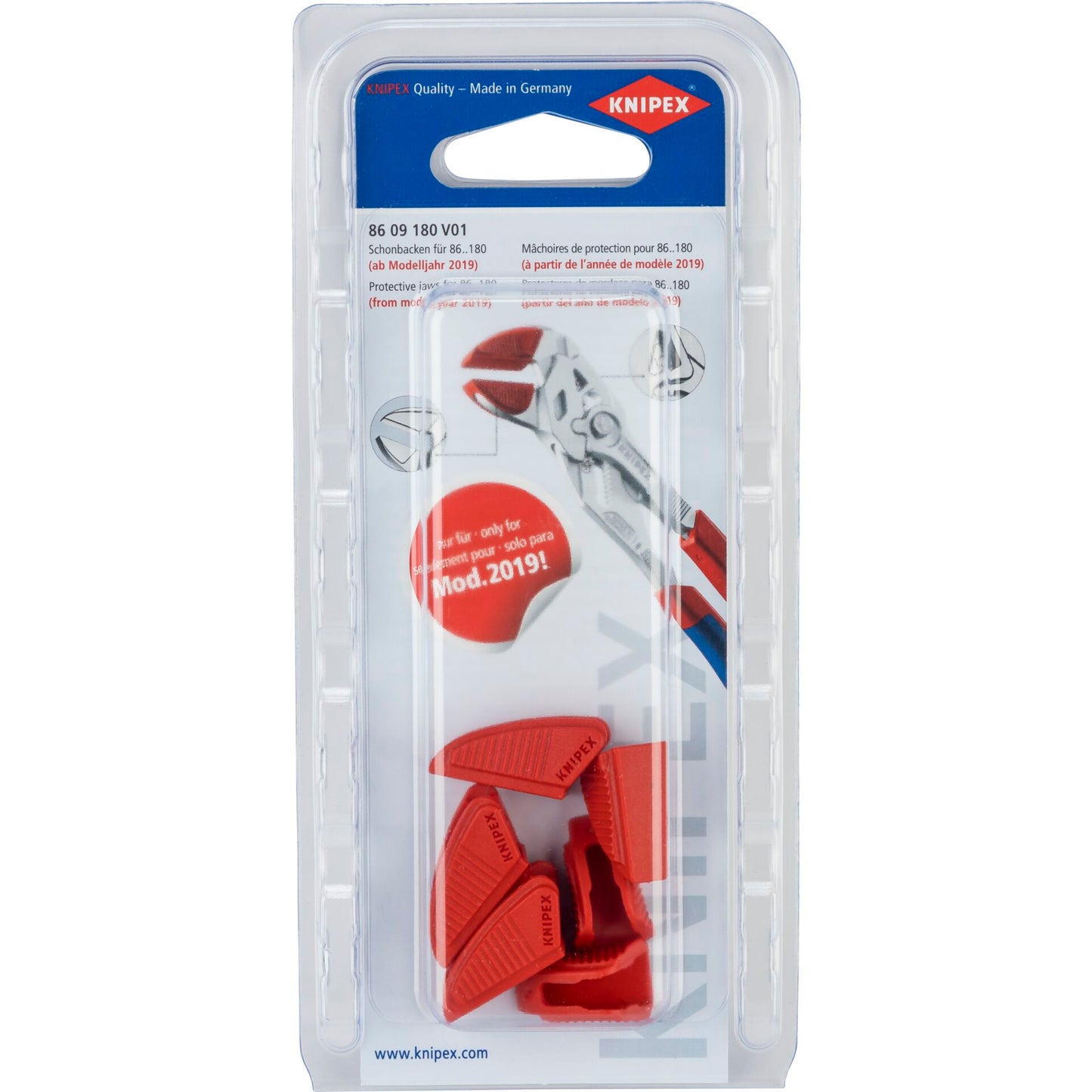 KNIPEX Protective Jaws 86 xx 180 (3 Pairs)