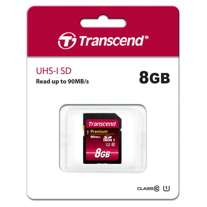 Transcend SDHC               8GB Class 10 UHS-I 400x Premium
