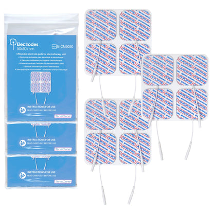 TensCare Carborn Mesh 4 pcs. Set Electrode Pads 50X50 mm