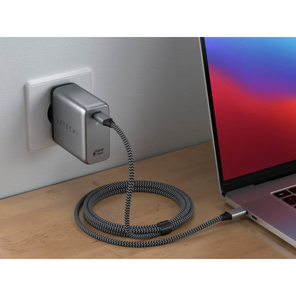 Satechi 100W USB-C PD GaN Wall Charger space gray