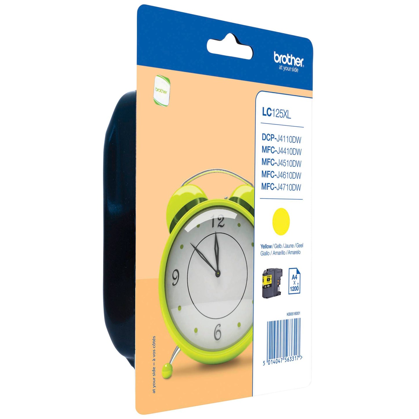 Brother LC-125 XLY yellow