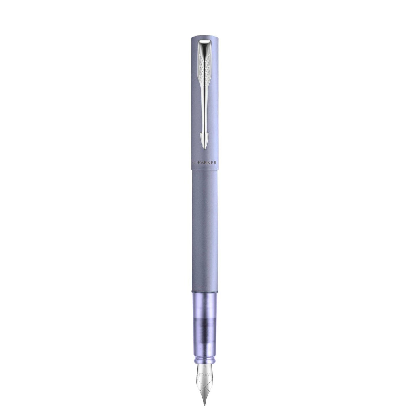 Parker Vector XL Metallic Silver Blue C.C. Fountain Pen M