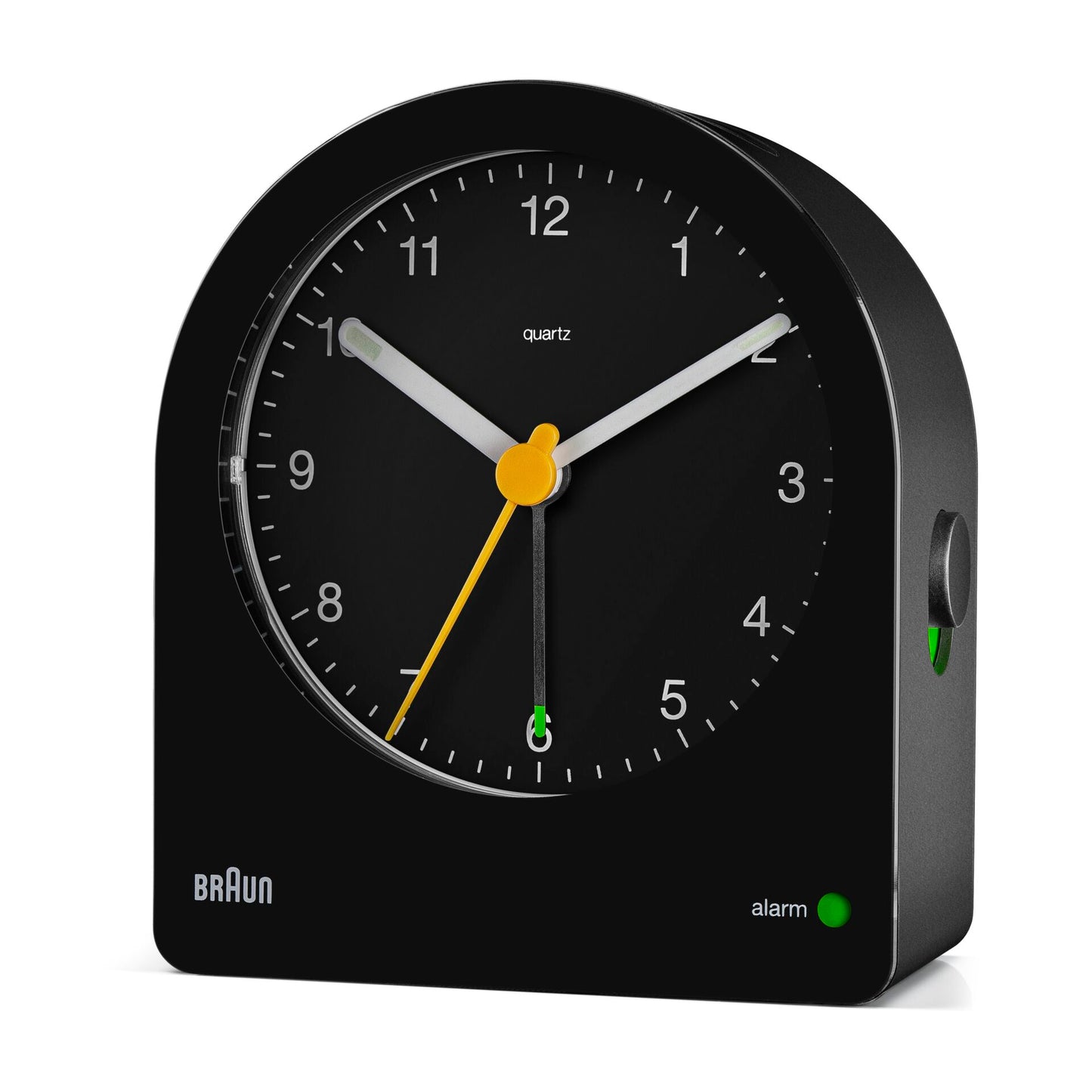 BRAUN BC22 BK quartz alarm clock black
