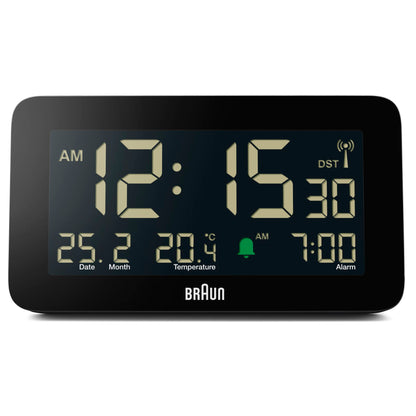 BRAUN BC10 DCF-B Radio alarm clock black