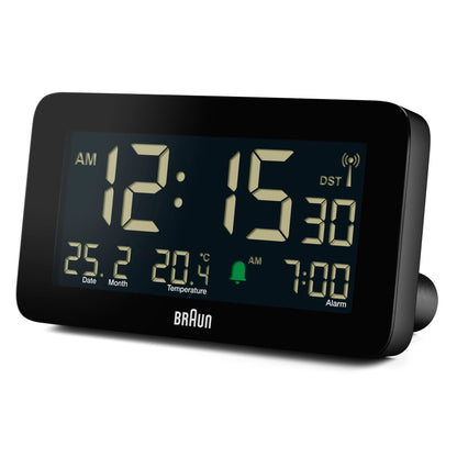 BRAUN BC10 DCF-B Radio alarm clock black