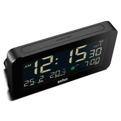 BRAUN BC10 DCF-B Radio alarm clock black