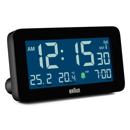 BRAUN BC10 DCF-B Radio alarm clock black