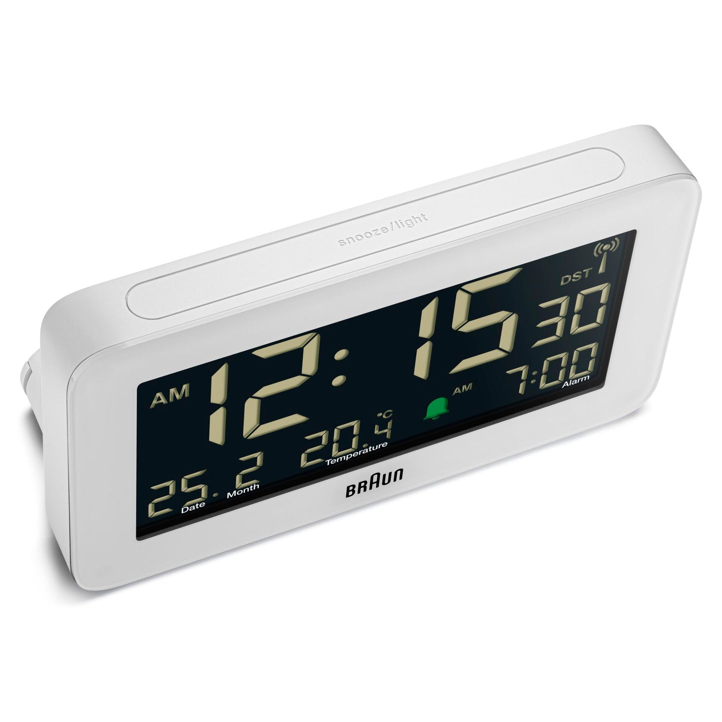 BRAUN BC10 DCF-W Radio alarm clock white