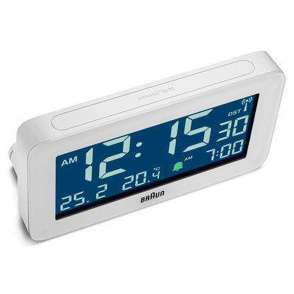 BRAUN BC10 DCF-W Radio alarm clock white