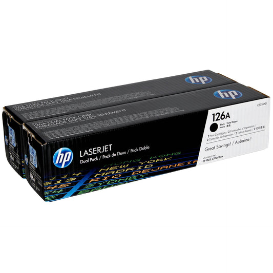 HP Toner CE 310 AD Twin Pack black No. 126 A