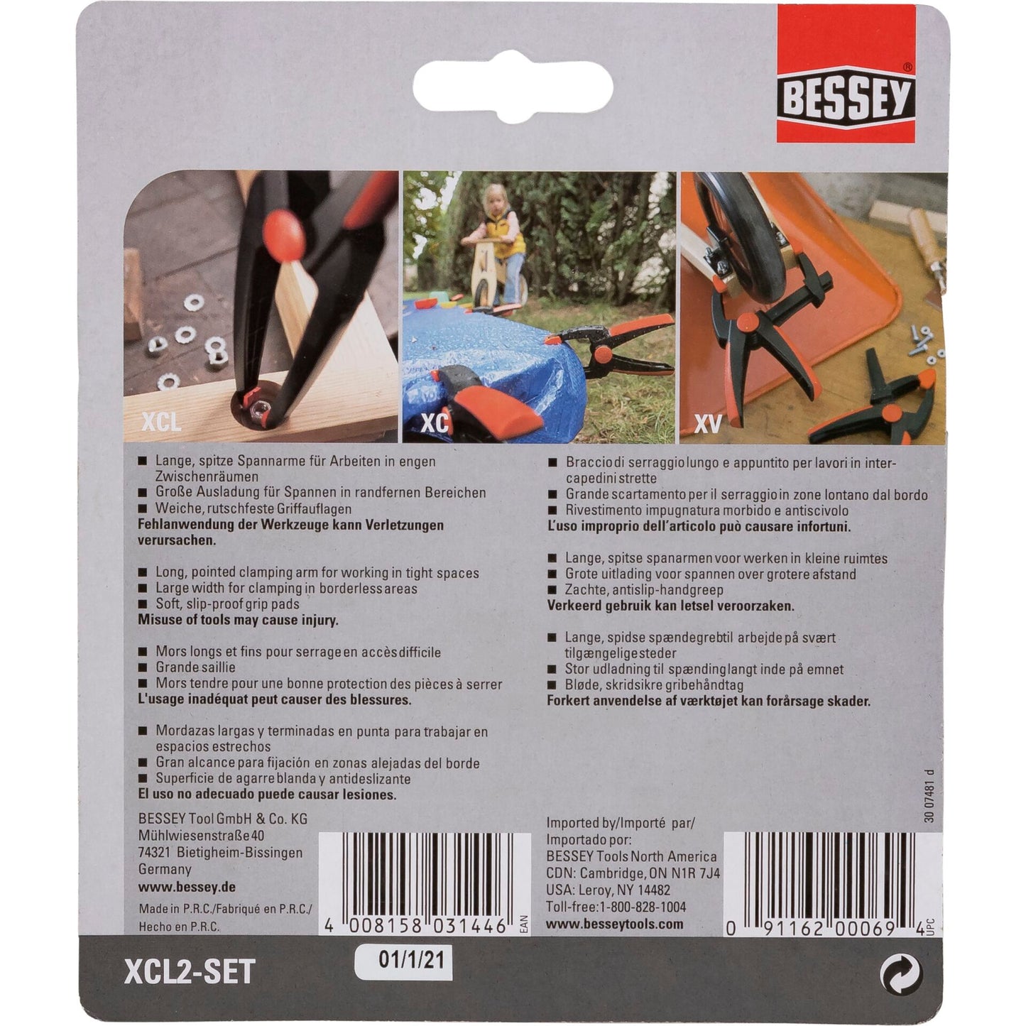 BESSEY  Clippix-Set XCL 55/60