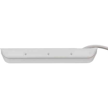 Brennenstuhl estilo Corner 4-way Extension Lead silver/white