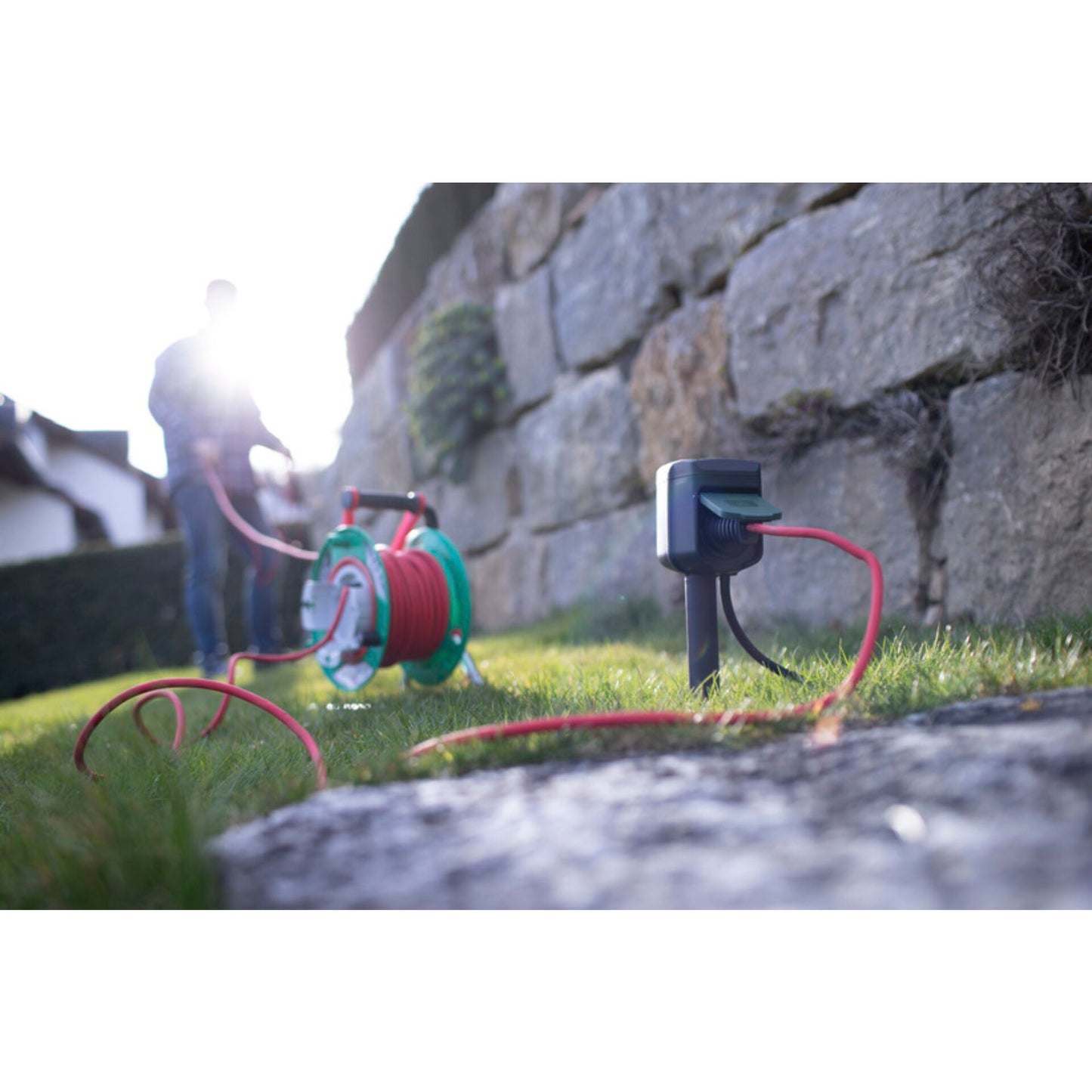 Brennenstuhl WIFI Garden Socket with Ground Spike