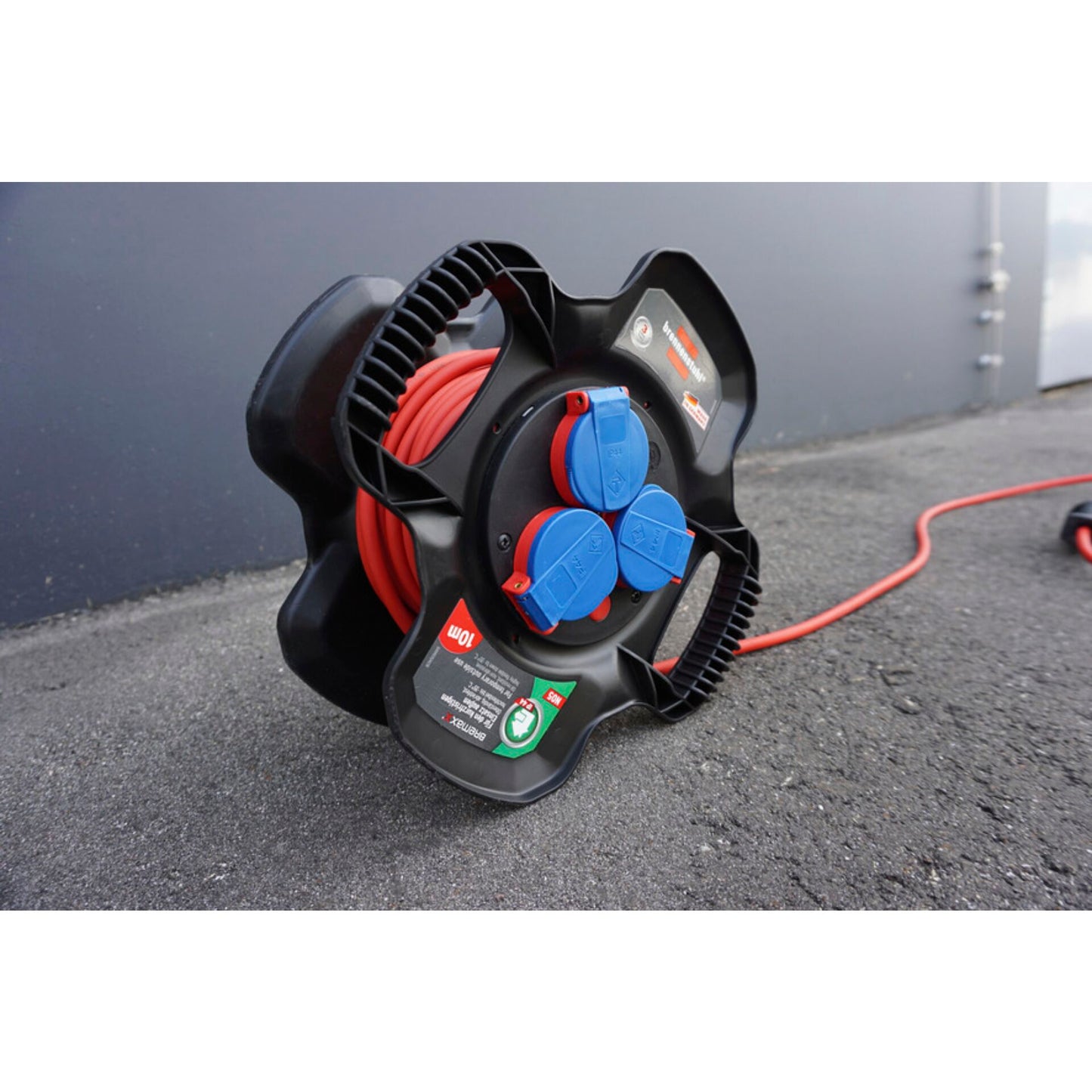 Brennenstuhl Rubber Cable Reel X-Gum IP44 10m H07RN-F 3G1.5