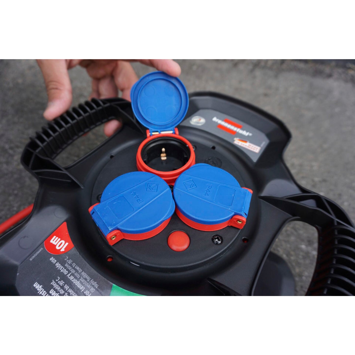 Brennenstuhl Rubber Cable Reel X-Gum IP44 10m H07RN-F 3G1.5