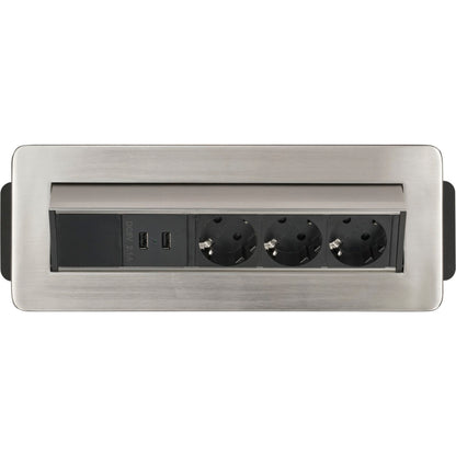 Brennenstuhl Indesk Power 3-way + 2x USB