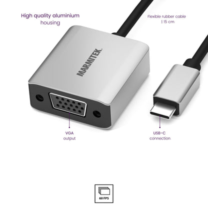 Marmitek Connect USB-C to VGA Adapter