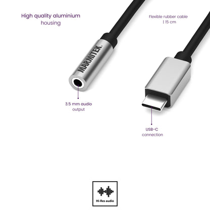 Marmitek Connect USB-C to Audio Adapter 35mm