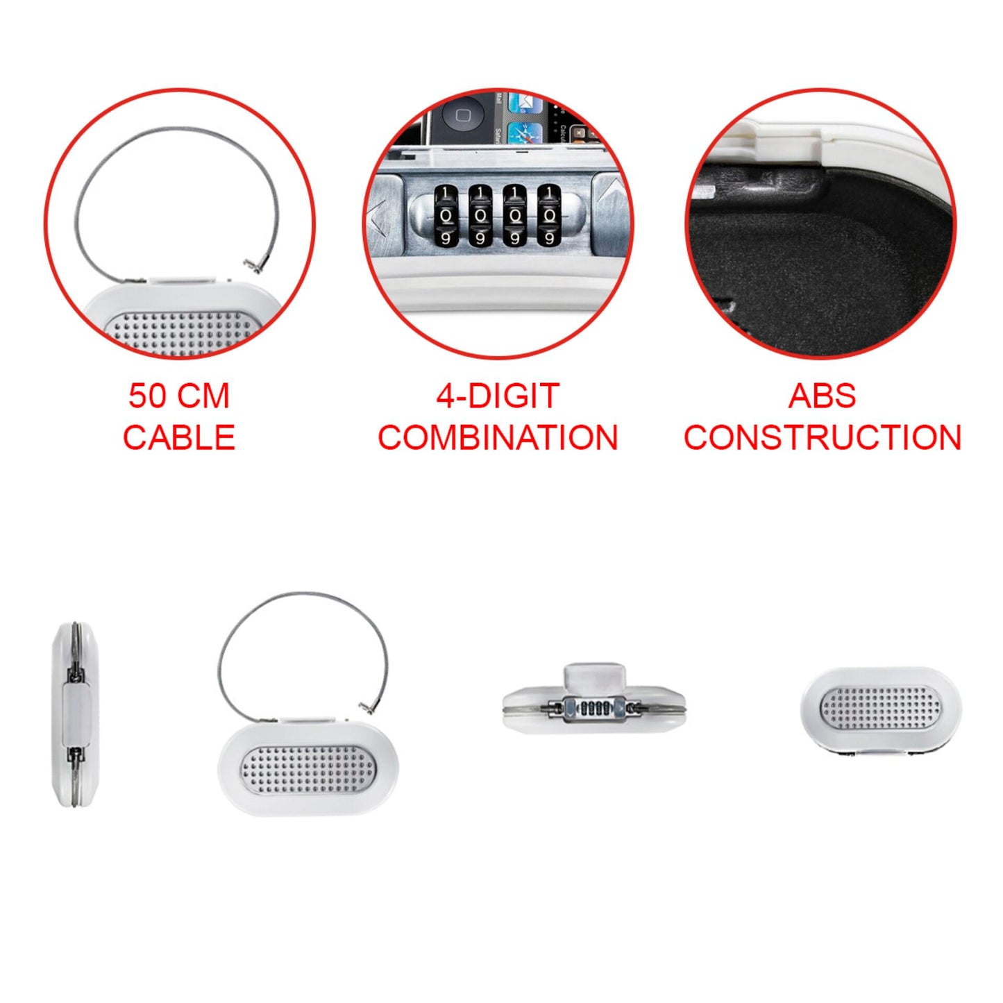 Master Lock Portable Personal Safe  5900EURDWHT