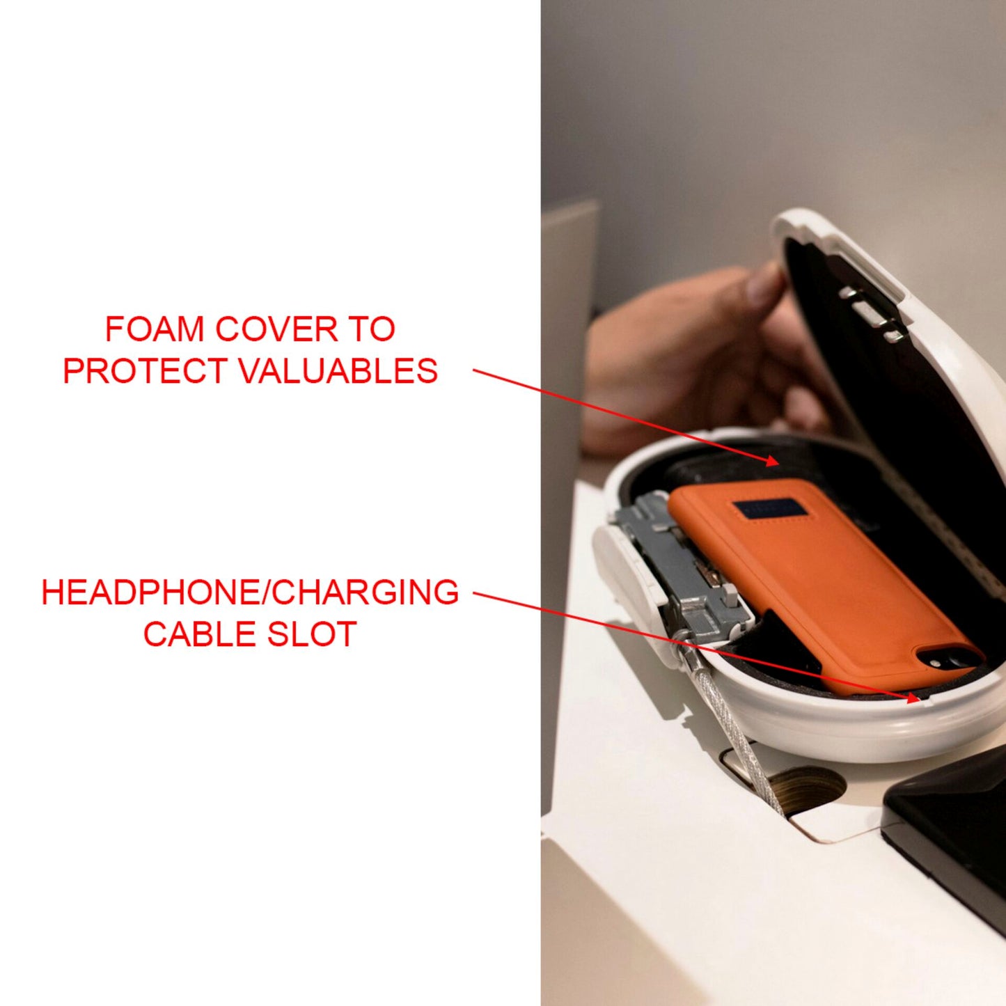 Master Lock Portable Personal Safe  5900EURDWHT