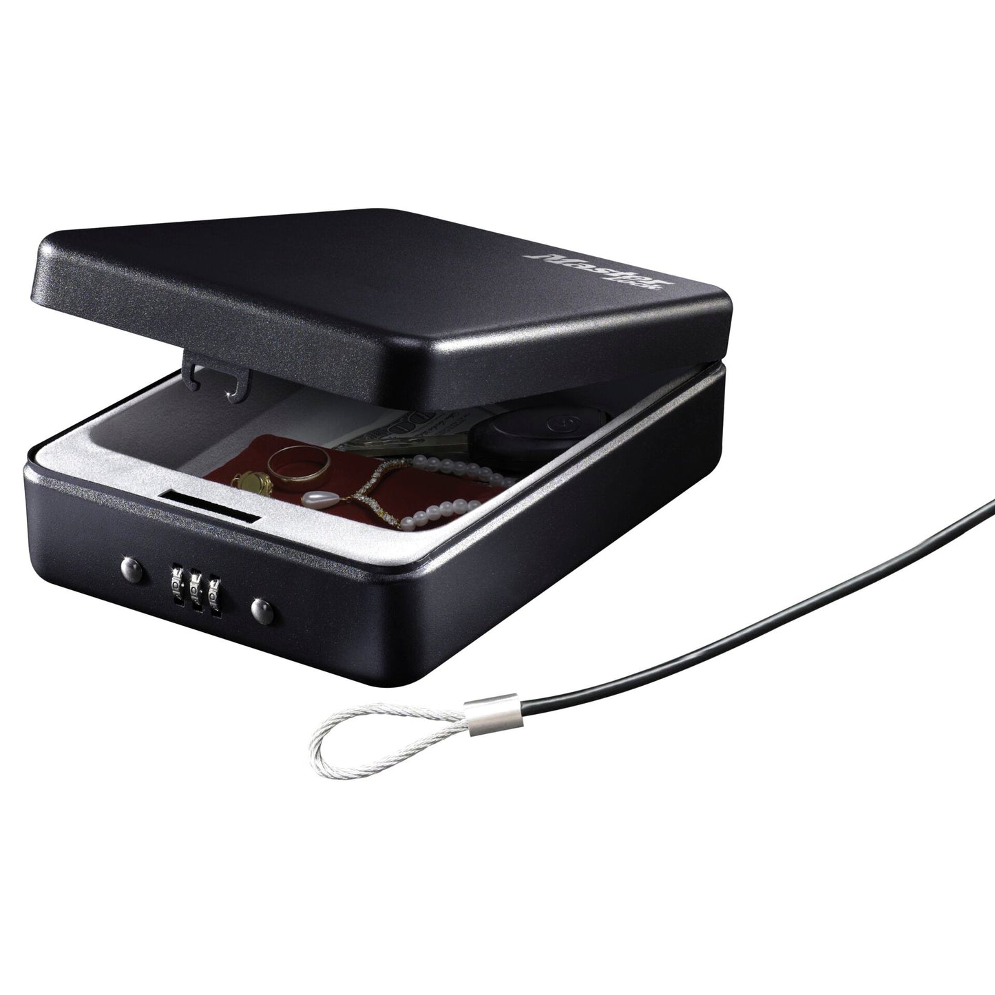 Master Lock Portable Personal Safe   P005CEURBLKHRO