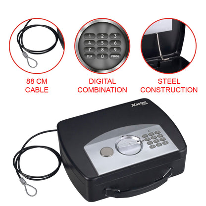 Master Lock Portable Personal Safe  P008EML