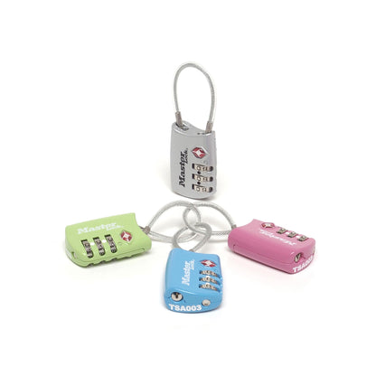 Master Lock Combination Luggage Lock Color assorted TSA 4688EURD