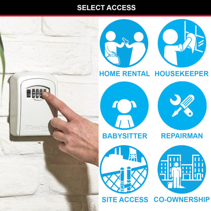 Master Lock Medium Key Safe w/ Combination Lock 5401EURDCRM