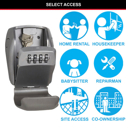 Master Lock Key Safe + Security Access Mount           5415EURD