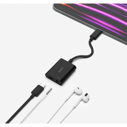 Belkin RockStar 3,5mm Audio- and USB-C Chargeadapter  NPA004btBK