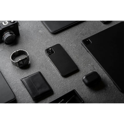 Nomad Leather Skin Black iPhone 13 Pro