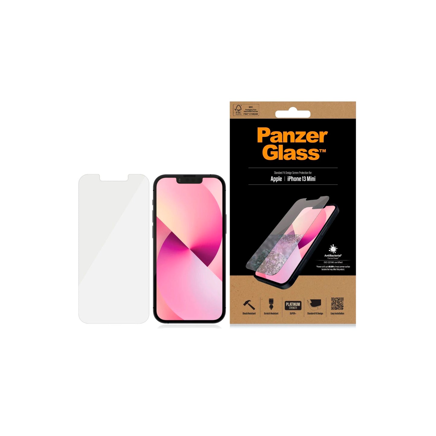 PanzerGlass Standard Fit clear for iPhone 13 mini