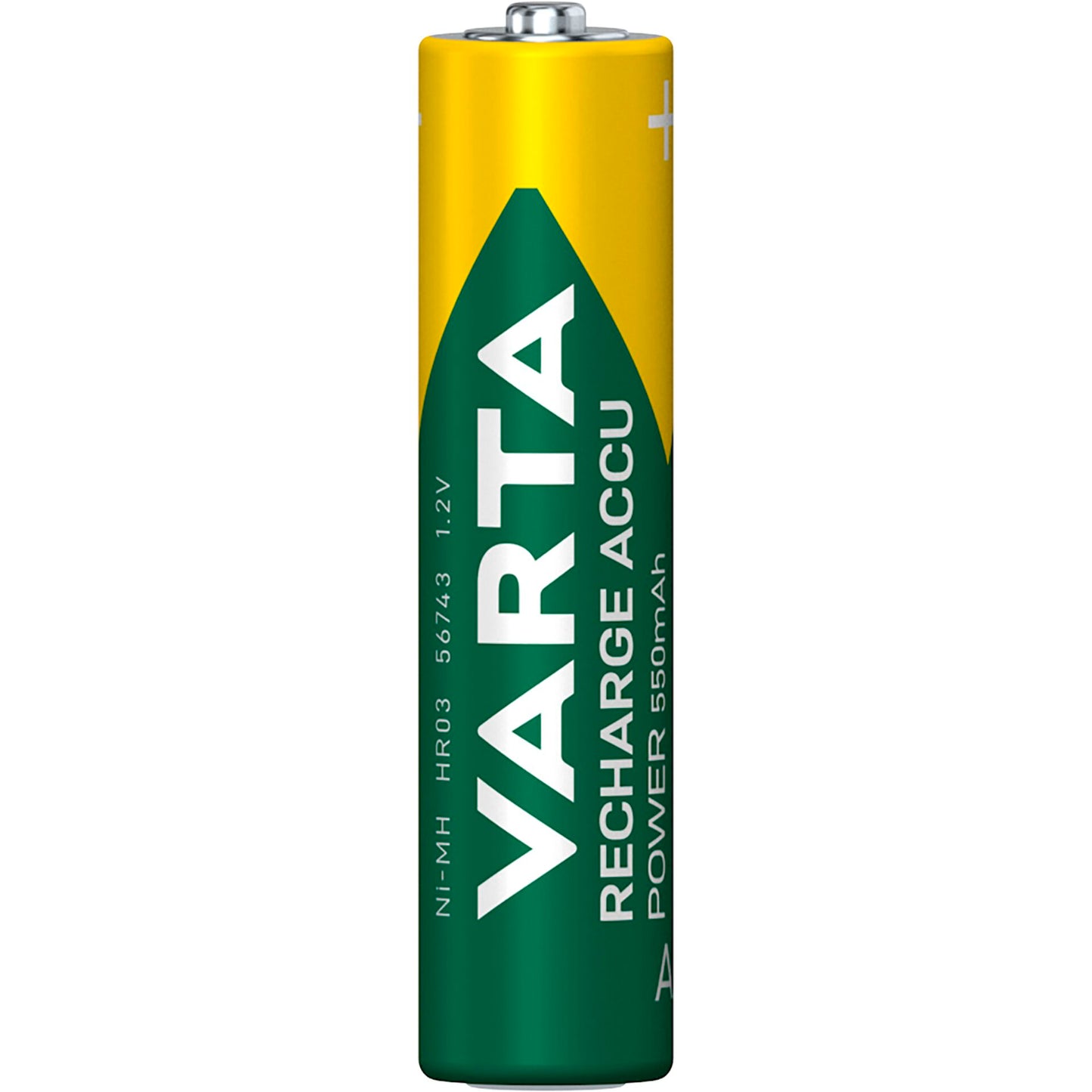 1x4 Varta RECHARGE ACCU Power 550 mAH AAA Micro NiMH
