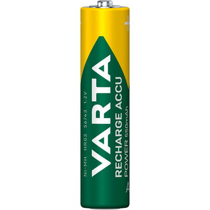 1x4 Varta RECHARGE ACCU Power 550 mAH AAA Micro NiMH