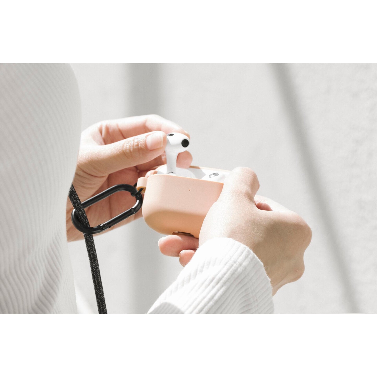 Native Union ROAM AirPods 3. Gen Silicone Case Peach