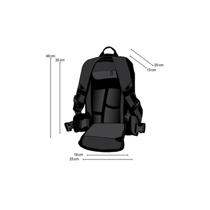 Mantona Trekking Camera Backpack black