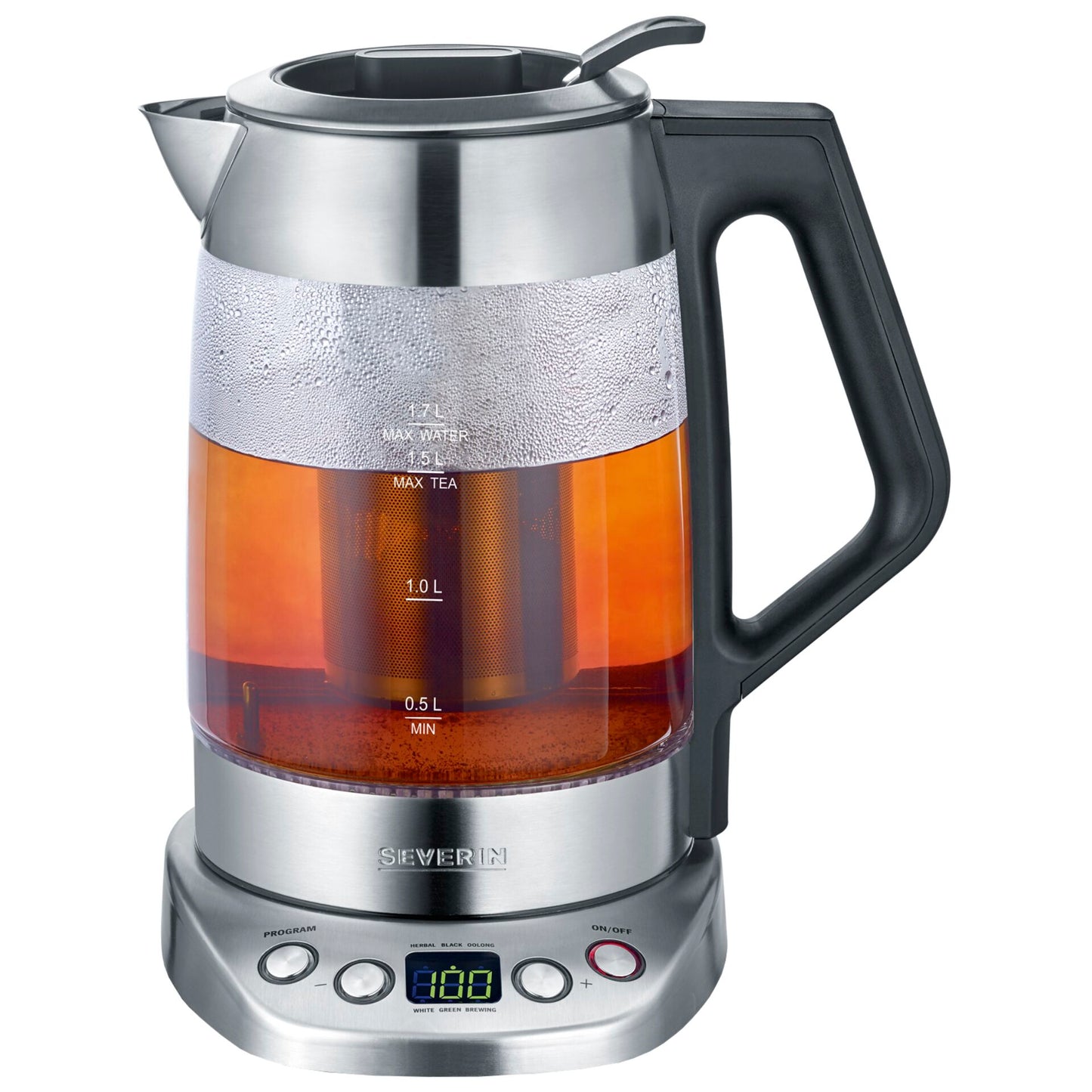 Severin WK 3479       Glass Tea and Water Kettle  1,7l