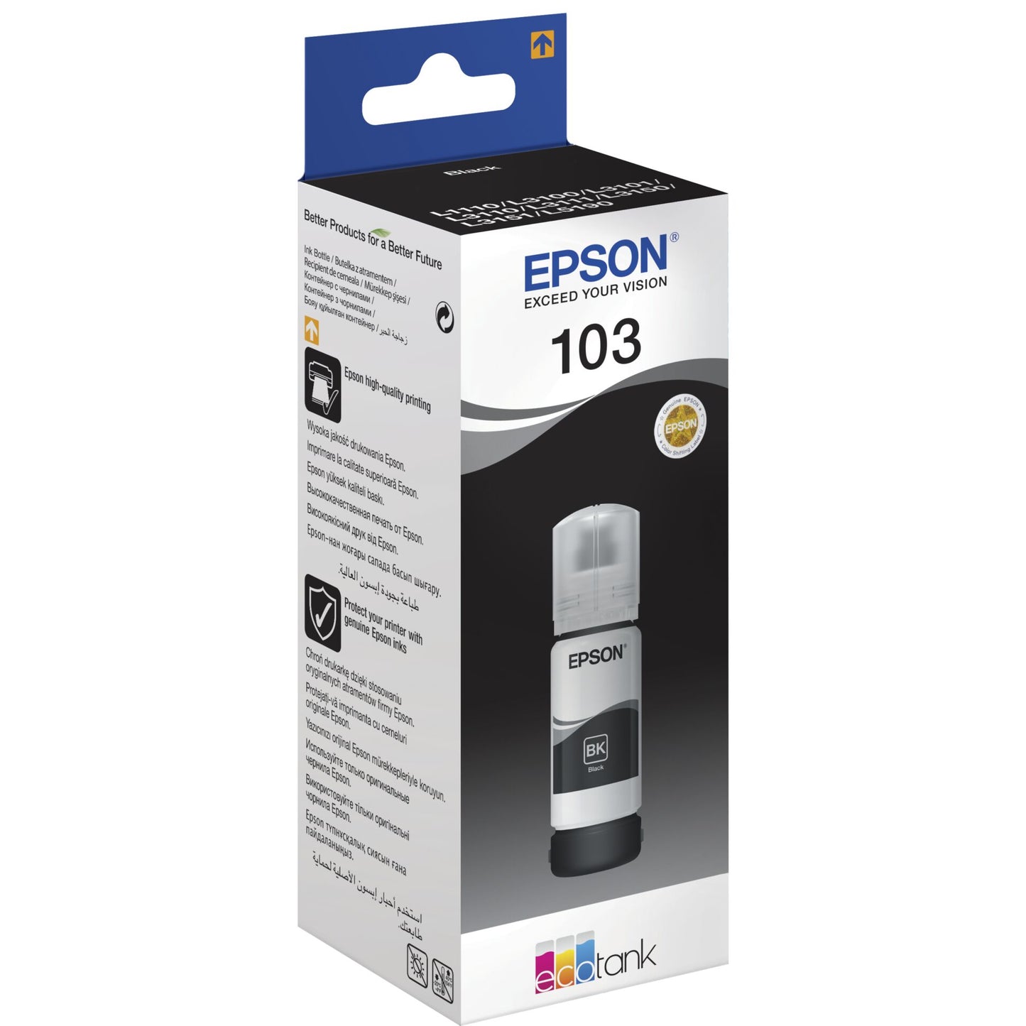 Epson EcoTank black T 103 65 ml               T 00S1