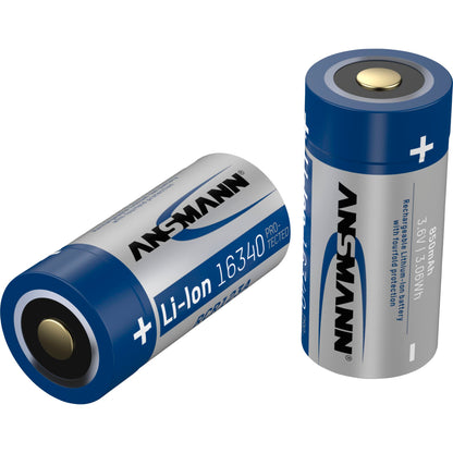 Ansmann 16340 Li-Ion Akku 850mAh 3,6V Standard Version  1300-0017
