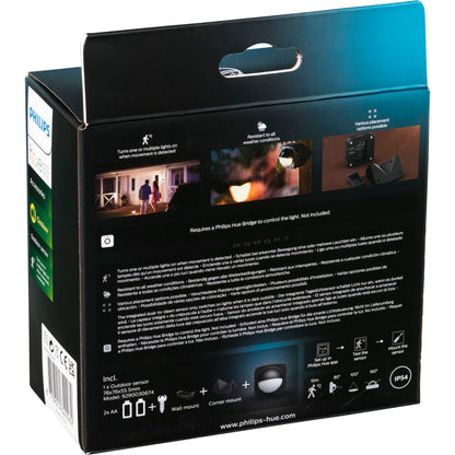 Philips Hue Motion Detector Sensor Outdoor black