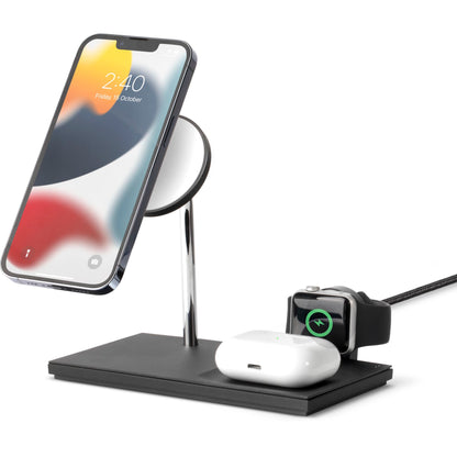 Native Union Snap Magnetic 3-in-1 Magsafe Charger Black