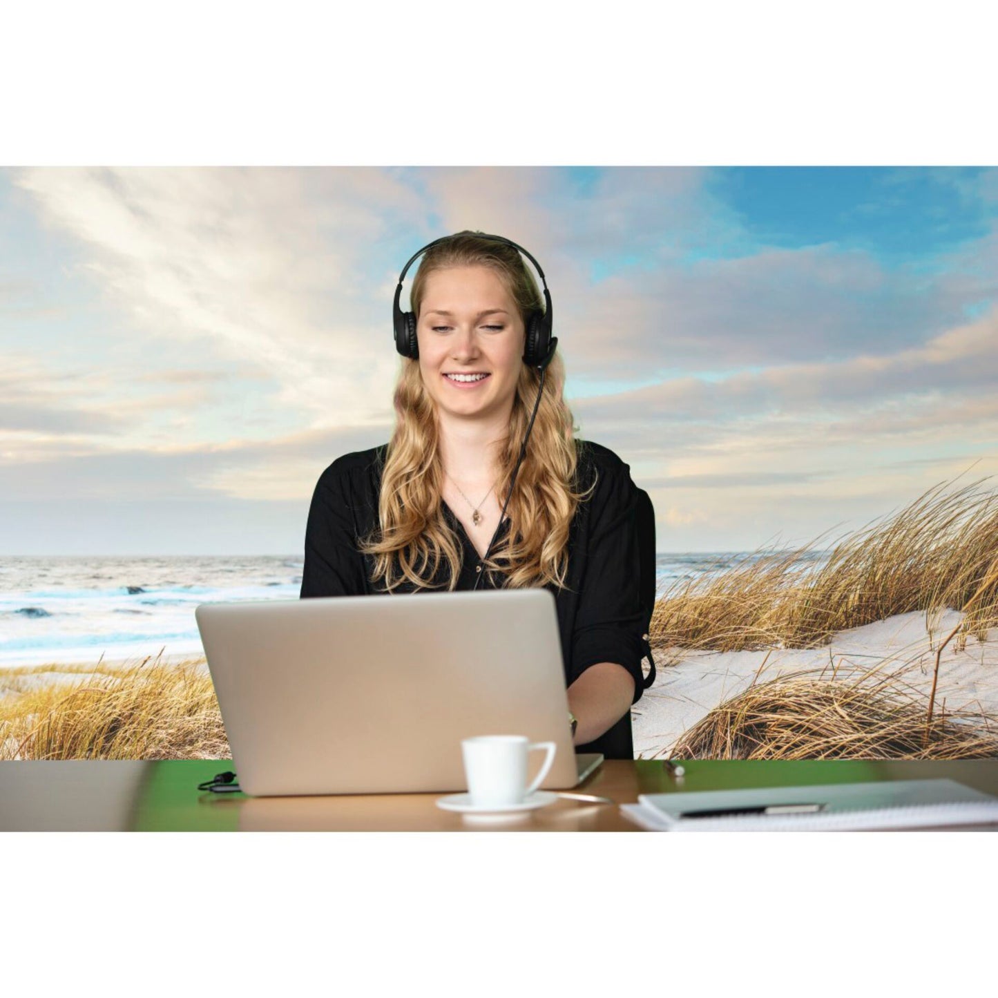 Hama foldable Background Chairy green Ø 130cm