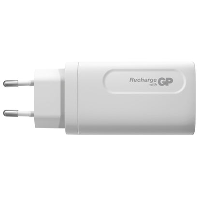 GP GaN USB QuickChargeAdapter PD 2xUSB-C & 1xUSB-A white  65W