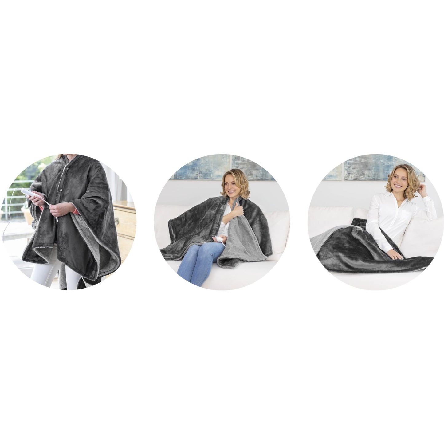 Medisana HB 677 Warming Blanket, Poncho & Throw