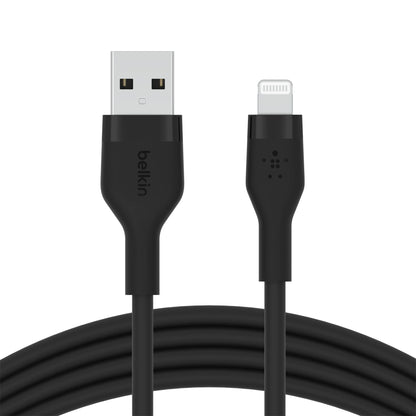 Belkin Flex Lightning/USB-A 1m mfi cert., black CAA008bt1MBK