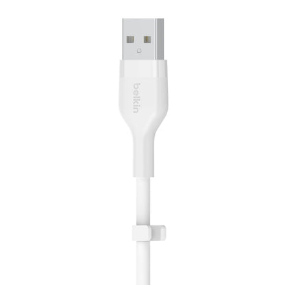 Belkin Flex Lightning/USB-A 1m mfi cert., white CAA008bt1MWH