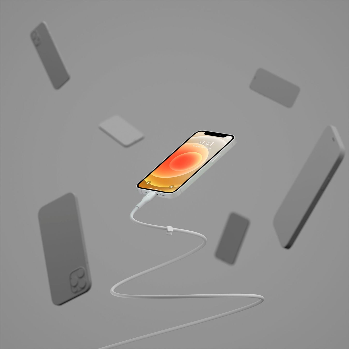 Belkin Flex Lightning/USB-A 2m mfi cert., white CAA008bt2MWH