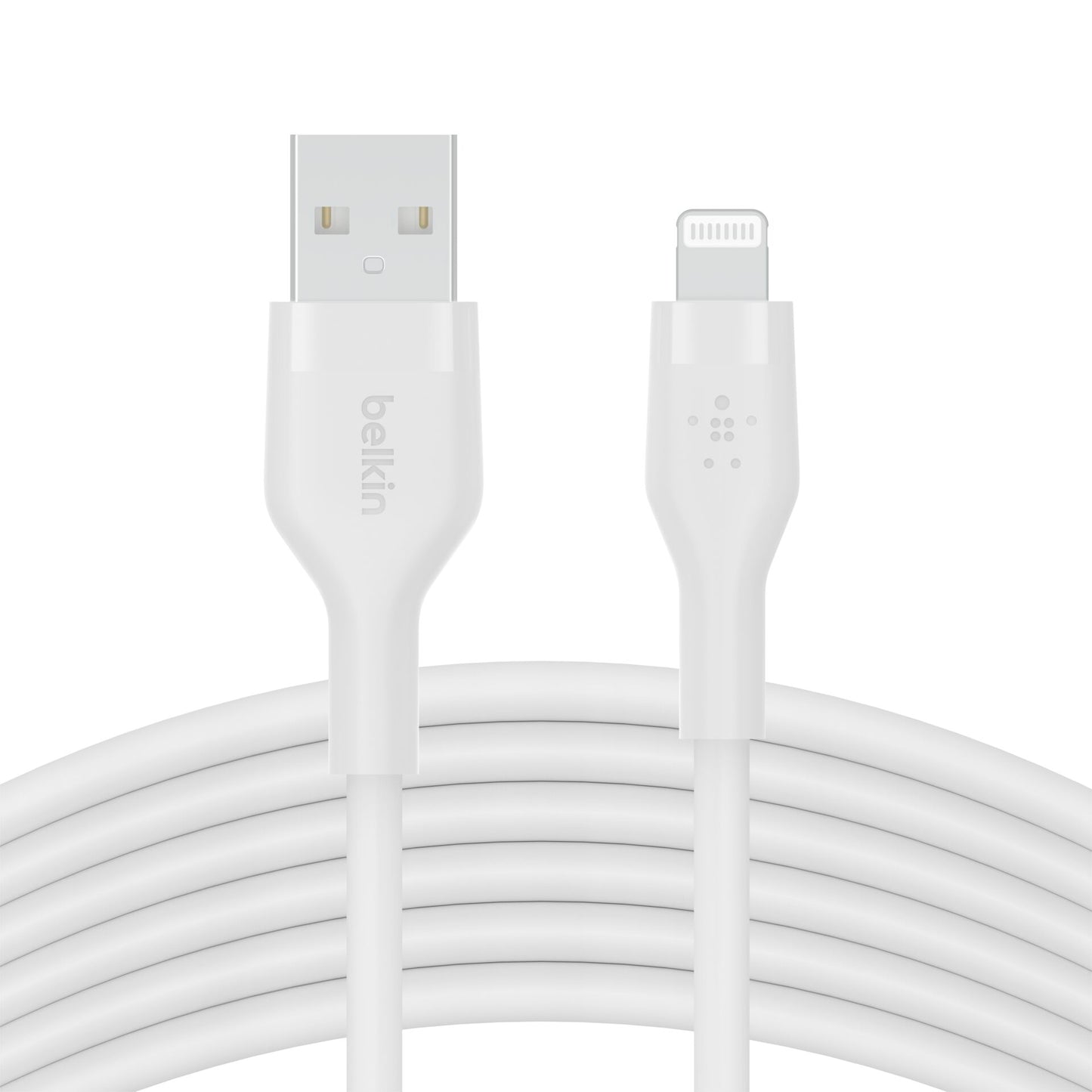 Belkin Flex Lightning/USB-A 3m mfi cert., white CAA008bt3MWH