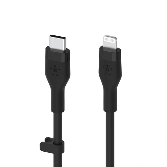 Belkin Flex Lightning/USB-C 15W 3m, mfi, 15W, black CAA009bt3MBK