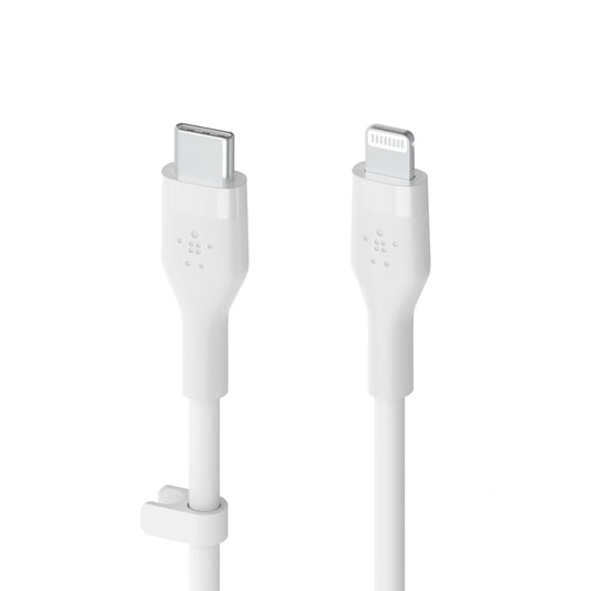 Belkin Flex Lightning/USB-C 15W 3m, mfi, 15W, white CAA009bt3MWH